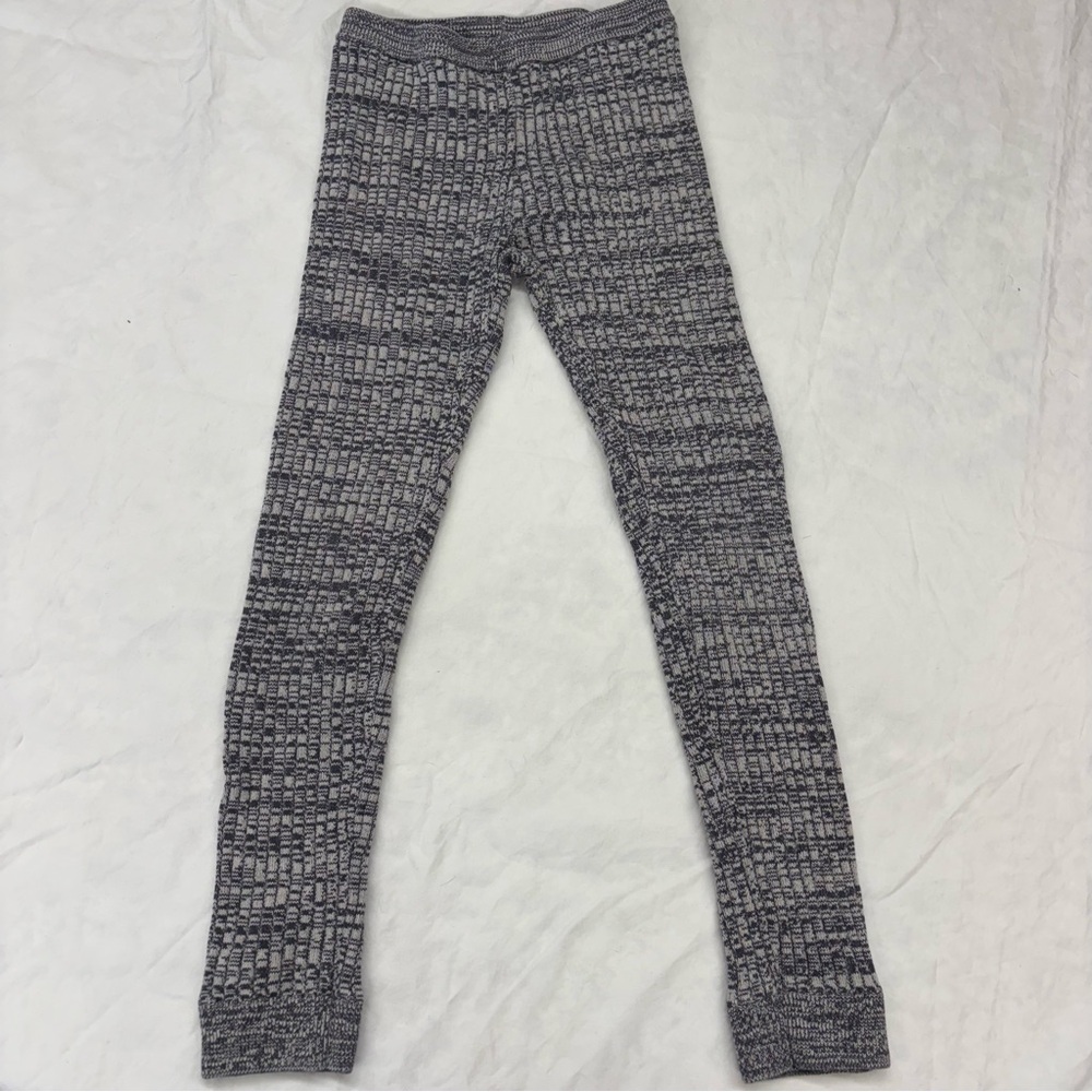 Tea Gray‎ Space Dye Sweater Knit Leggings Size 7 VGUC